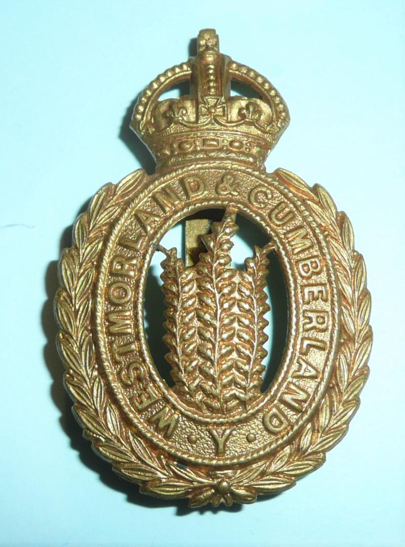 Westmorland & Cumberland Yeomanry Other Ranks Gilding Metal Cap Badge