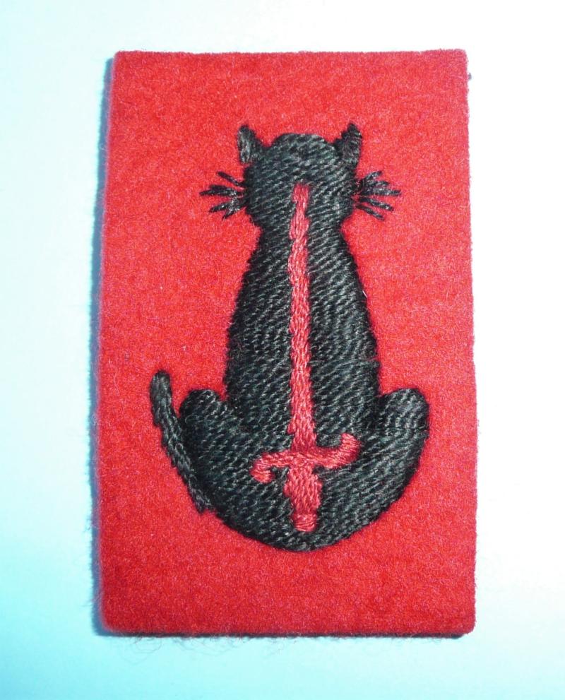 56th London Armoured Division Embroidered 2nd Pattern Formation Sign
