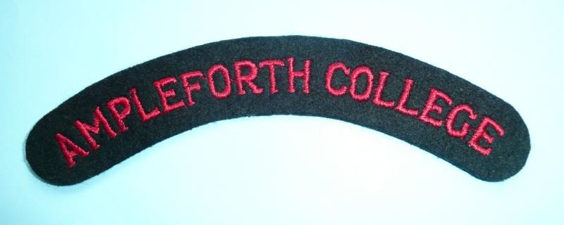 Ampleforth College (Yorkshire) CCF Combined Cadet Force, woven cloth Shoulder Title