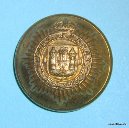 The East Surrey Regiment Officers Large Gilt Button ( 31st & 70th Foot)
