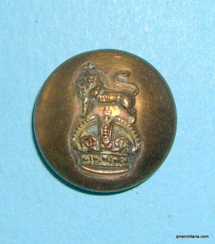 Queens Own Royal West Kent Regiment - Small Gilt Officers Button