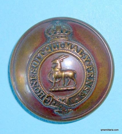 The Royal Warwickshire Regiment Large Officers OSD Bronzed Button ( 6th Foot)