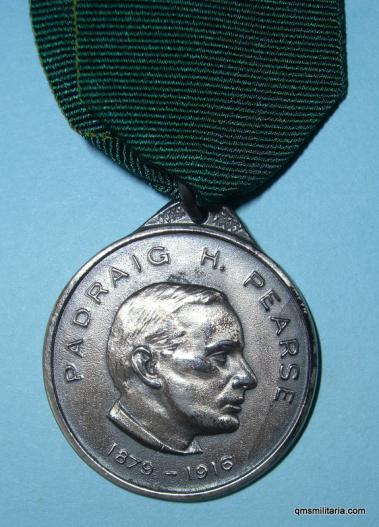 Padraig H. Pearse 1916 Irish Commemorative Silvered Medal
