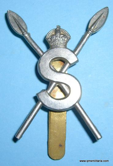 African Somaliland Scouts White Metal Cap Badge, 1942 - 1952