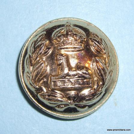 Scarce Lancashire Fusiliers Anodised Aluminium AA Large Pattern Button, King's Crown