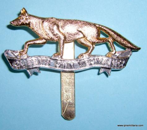 Anodised Queen's Own Yeomanry Anodised Cap Badge