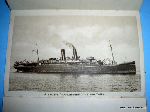 Peninsular & Oriental ( P&O ) Steam Navigation Company SS Kaisar-I-Hind Letter Picture Card