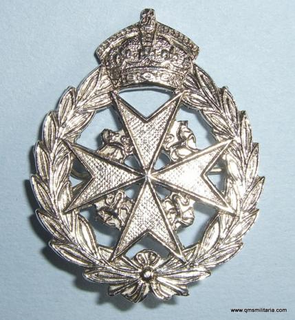 St John's Ambulance Brigade Chrome Cap Badge