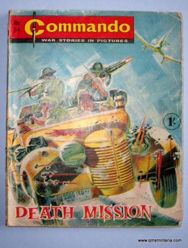 Commando War Comic - Death Mission, fictional adventrues of the Long Range Desert Group ( LRDG )