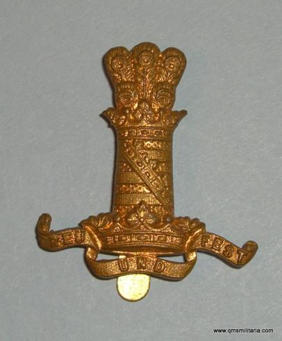 The 11th ( Prince Albert's Own ) Hussars Other Ranks Brass Cap Badge