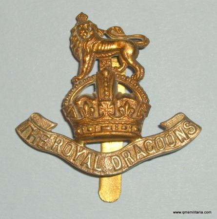 1st ( Royal ) Dragoons Other Ranks Bi-metal Cap Badge