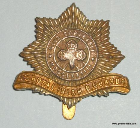 The 4th Royal Irish Dragoon Guards Other Ranks Bi-metal Cap Badge