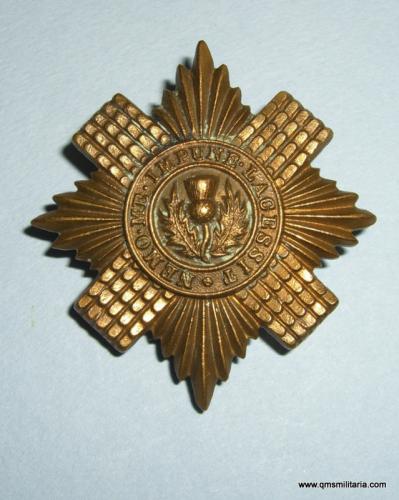 Victorian / Edwardian Pattern Scots Guards Brass Cap Badge  - For Slouch hat?