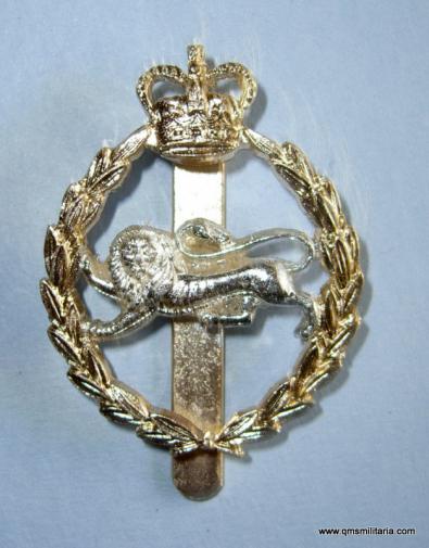 Kings Own Royal Border Regiment Anodised Aluminium AA Cap Badge  - Dowler