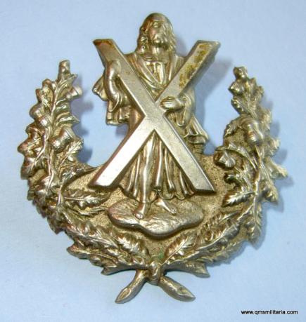 79th Regiment of Foot ( Cameron Highlanders ) Scarce Other Ranks Humel Bonnet Badge