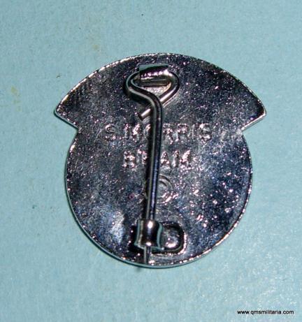 Korean War 1950 - 1953 Veterans Crome and Enamel Lapel Pin Badge