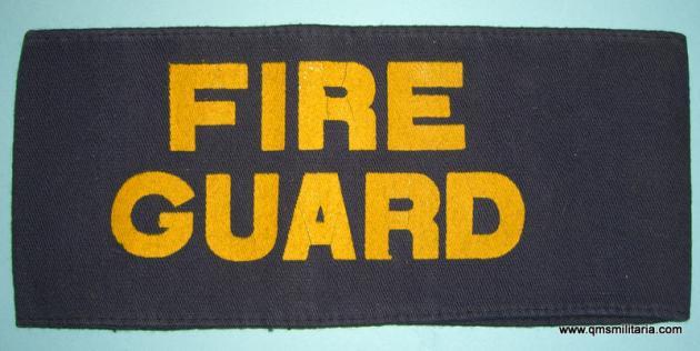 WW2 Home Front Fire Guard Arm Brassard