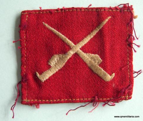 WW2 Indian Army - Waziristan District Embroidered Formation Sign