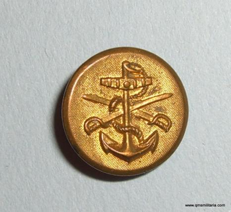 The Quartermaster's Store | Unusual small flat gilt naval button ...