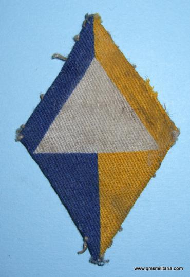 1st Infantry Division Royal Army Service Corps ( RASC ) Printed Cloth Formation Sign Badge