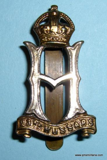 WW2 War Raised Unit - 23rd Hussars Bi-Metal Cap Badge - Firmin Made Pattern