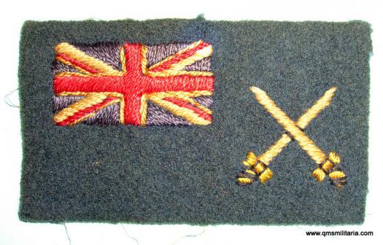 RASC Fleet  - Royal Army Service Corps War Department Fleet Embroidered Felt Unit Designation Formation Sign