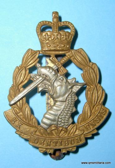Royal Army Dental Corps ( RADC ) Queen 's Crown Bi Metal Cap Badge - Gaunt