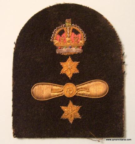 Royal Navy ( RN ) Chief Motor Mechanic Rate No 1 Dress Bullion Badge