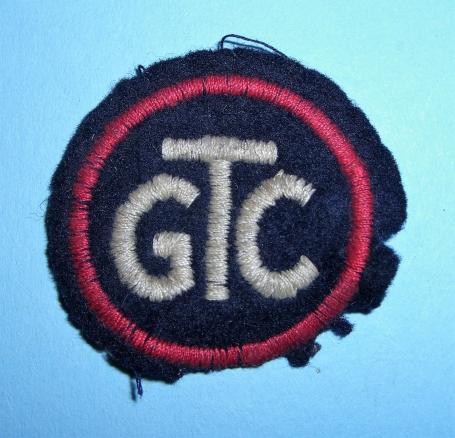 WW2 Home Front Girls Training Corps ( GTC ) Embroidered Cloth Unit Patch - Rare