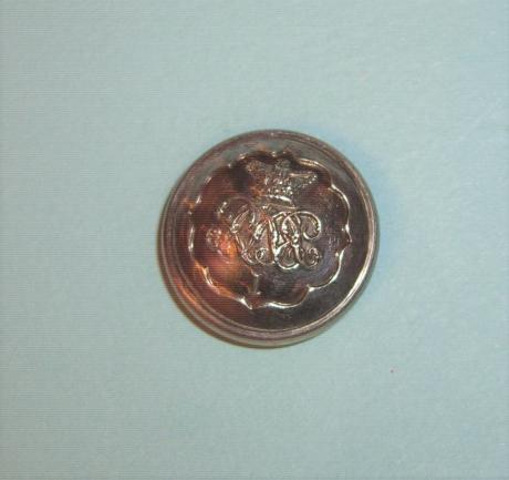 1st Royal Surrey Militia Officers  Silver Plated Medium Pattern Button