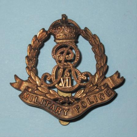 Scarce EDVII Issue Military Police Brass Cap Badge