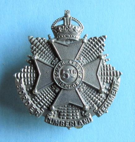 5th ( Cumberland ) Battalion The Border Regiment Other Ranks White Metal Cap Badge