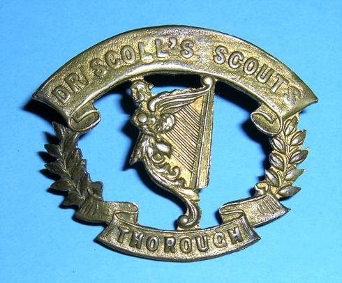 South African Boer War Driscoll Scouts Slouch Hat Badge - Unit of Irish Irregulars