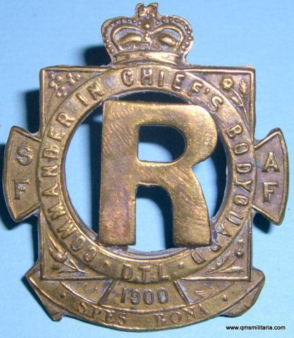 Boer War Lord Roberts Commander-in-Chief 's Bodyguard Slouch Hat Badge, 1900