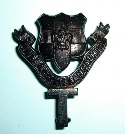 4th / 5th ( Territorial ) Battalions Loyal North Lancashire Regiment Officer 's Blackened OSD Collar Badge