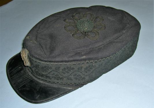 Early Rifle Volunteer Officer 's Forage Cap found in Houghton-le-Spring, County Durham, most likely 7th Durham City Rifle Volunteers 