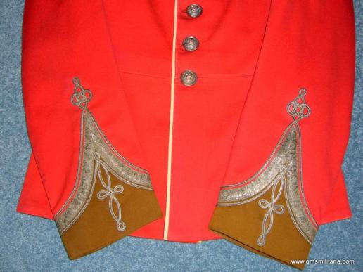Stunning Northumberland Fusiliers Territorial Battalion Officer 's Full Dress Tunic 