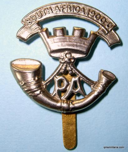 4th / 5th Territorial Force Battalions of Prince Albert 's Somerset Light Infantry SLI White Metal Cap Badge