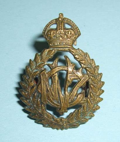 New Zealand Veterinary Corps Officers OSD Bronze Collar Badge - Gaunt tablet