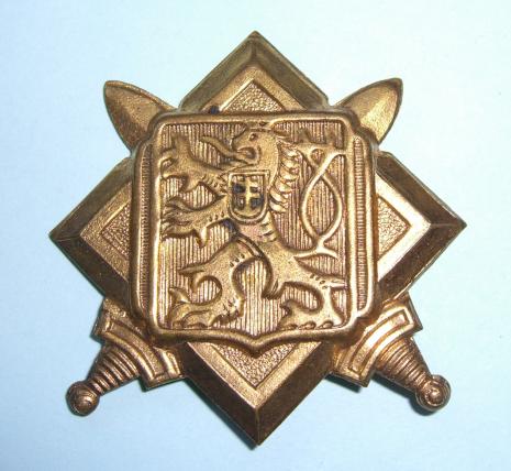 WW2 Czechoslovakia Forces in UK Other Ranks Cap Badge