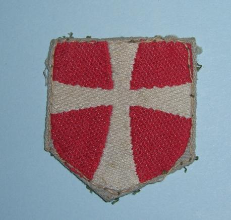 Post WW2 Denmark Danish Brigade Group Cloth Formation Sign