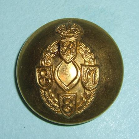 WW2 REME ( Corps of Royal Electrical & Mechanical Engineers ) Officers Gilt Large Pattern Button, King's Crown