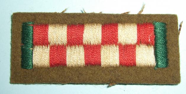 Argyll & Sutherland Highlanders ( A&SH) Diced Embroidered Cloth Flash Designation