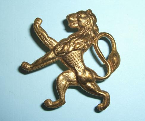 Belgian Army Copper Cap Badge