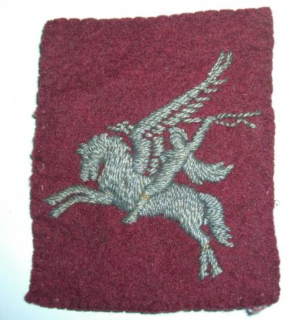 WW2 issue Embroidered Cloth Airborne Forces Pegasus Formation Sign