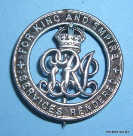 WW1 Silver Wound Badge ( SWB ) Number 435468 - Rifleman Robert Down, 9th London Regiment