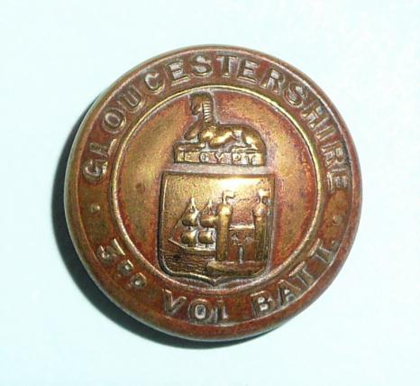 3rd Volunteer Battalion (VB) Gloucestershire Regiment Brass Large Pattern Button