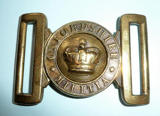 Rare Oxfordshire Militia Other Rank's Waist Belt Clasp (WBC) 