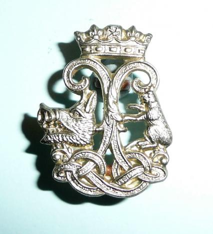 Scottish Argyll & Sutherland Highlanders White Metal Sporran Badge
