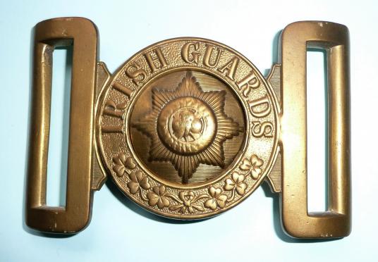 Irish Guards Other Ranks Brass Waist Belt Clasp ( WBC)  - WD marked